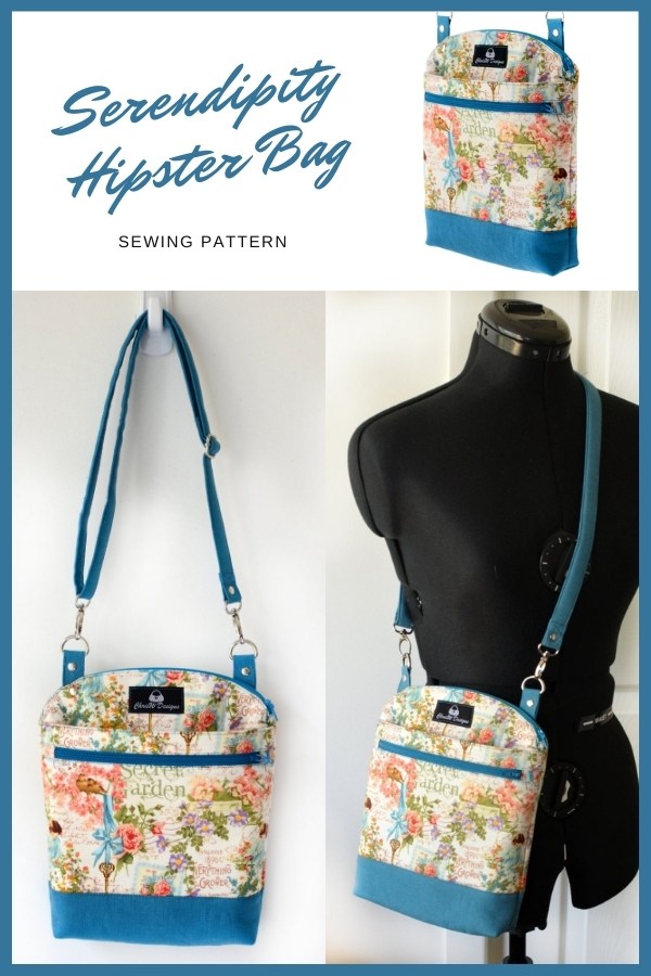 Sewing pattern for the Serendipity Hipster Bag