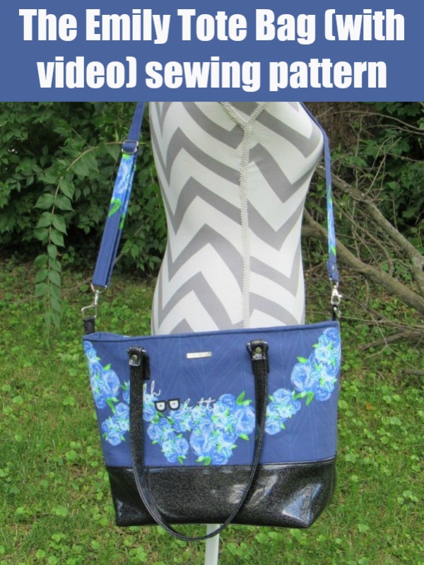 The Emily Tote Bag (with video) sewing pattern