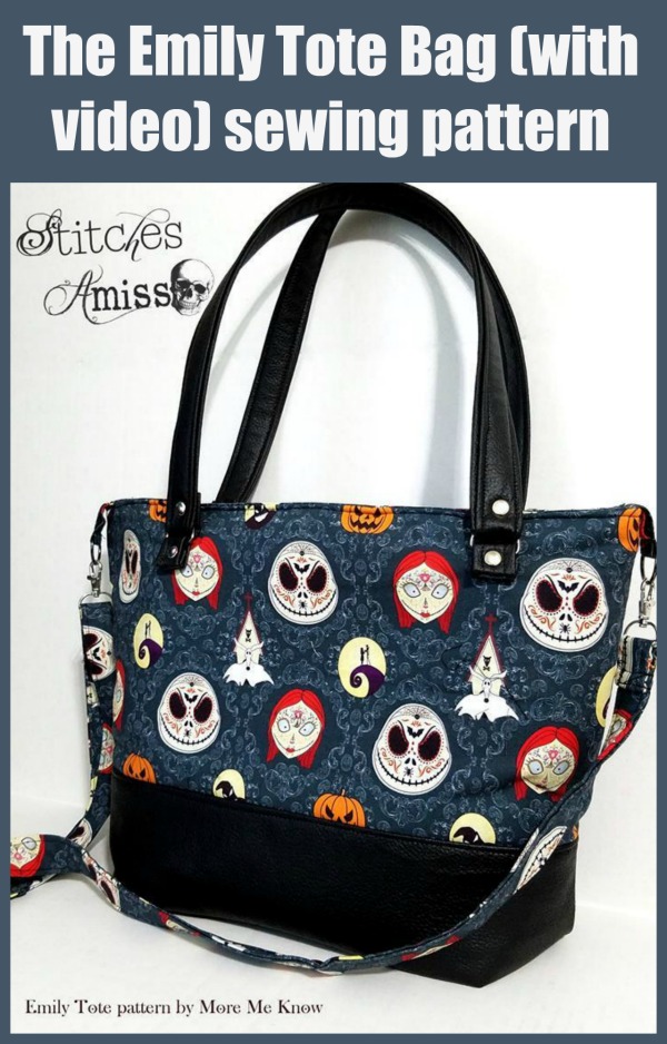 The Emily Tote Bag (with video) sewing pattern