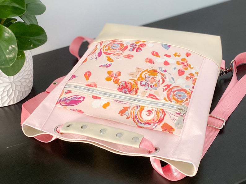 Rose Convertible Backpack - Sew Modern Bags