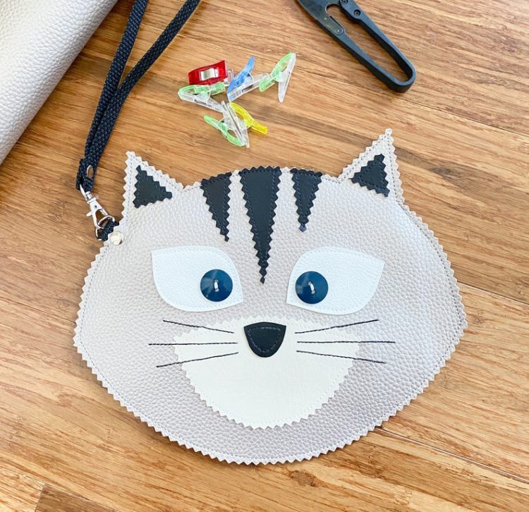 Cat Zipper Pouch Sew Modern Bags