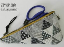 storage pouch for your scissors FREE video sewing tutorial