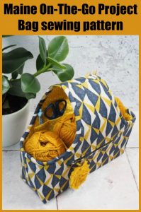 Maine On-The-Go Project Bag sewing pattern - Sew Modern Bags