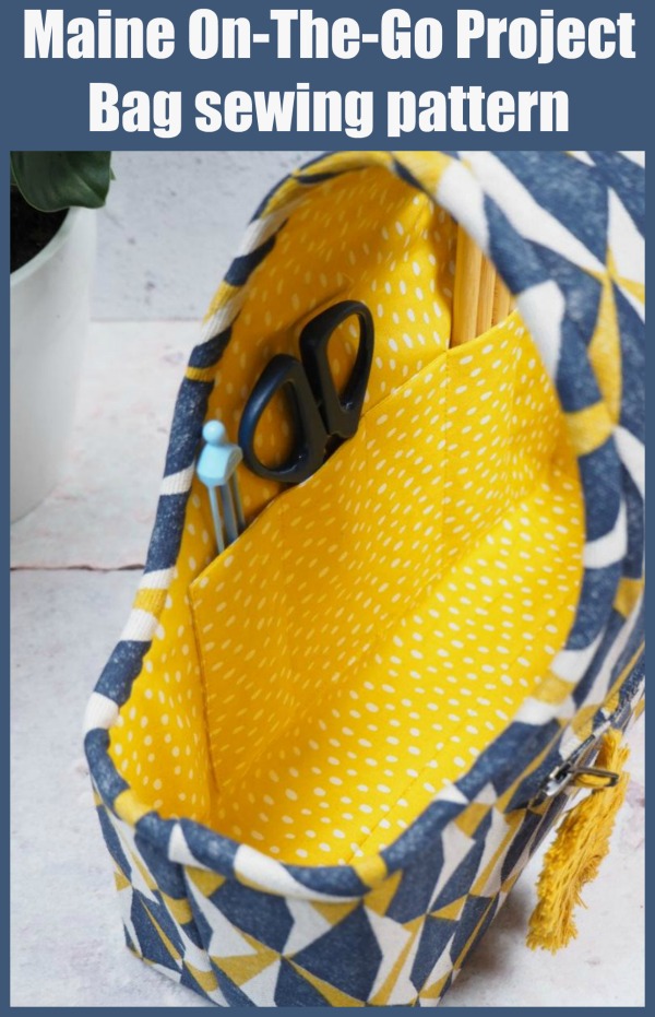 Maine On-The-Go Project Bag sewing pattern