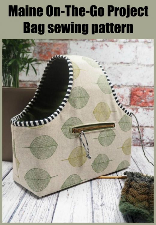 Maine On-The-Go Project Bag sewing pattern - Sew Modern Bags