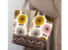 Make It So / Time Warp Tote Bag FREE sewing pattern