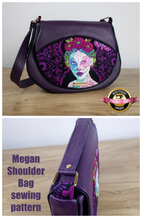 Megan Shoulder Bag sewing pattern