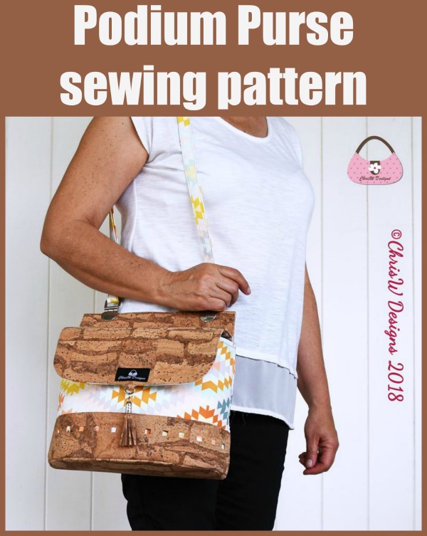 Podium Purse sewing pattern