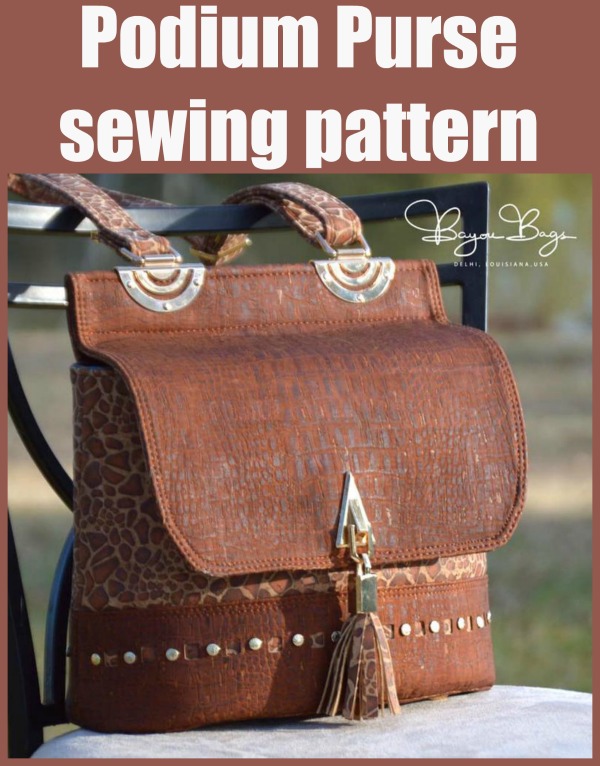 Podium Purse sewing pattern