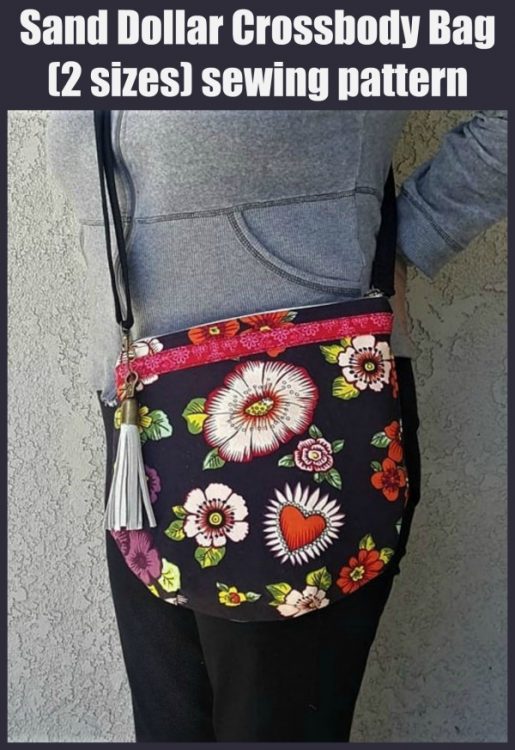 Sand Dollar Crossbody Bag (2 sizes) sewing pattern - Sew Modern Bags