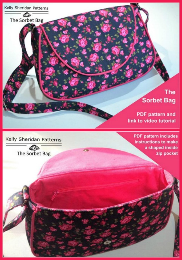 Sorbet Bag (with video) sewing pattern