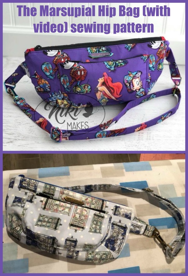 The Marsupial Hip Bag (with video) sewing pattern