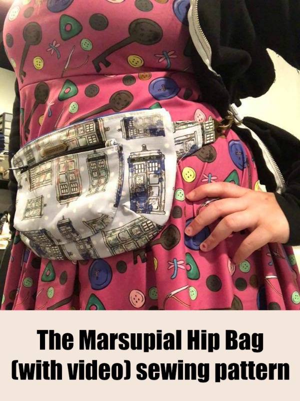The Marsupial Hip Bag (with video) sewing pattern