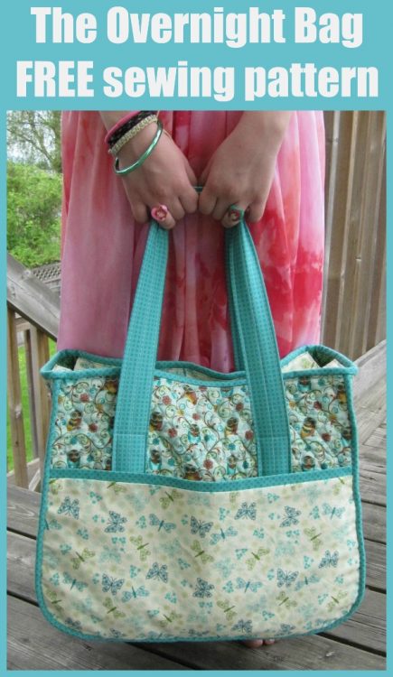The Overnight Bag FREE sewing pattern - Sew Modern Bags