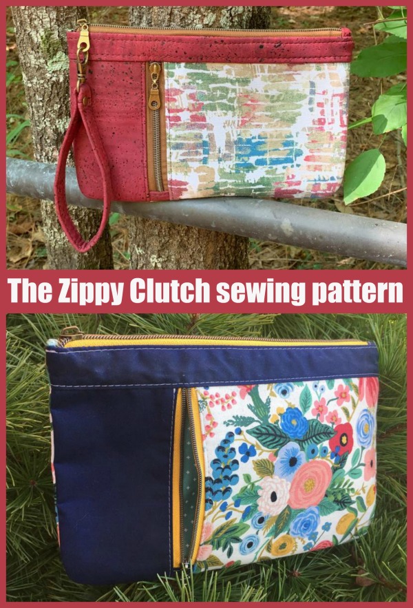 The Zippy Clutch sewing pattern