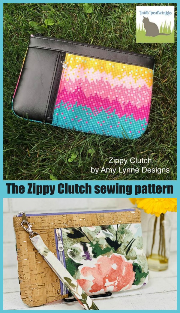 The Zippy Clutch sewing pattern