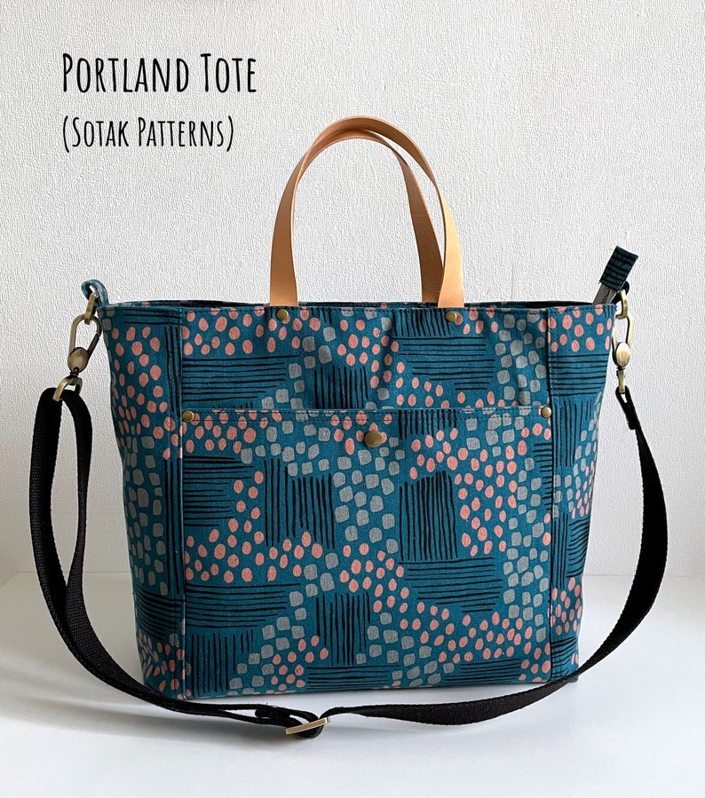 New Women’s Stylish Check Pattern Adjustable Detachable Strap Tote Bag 