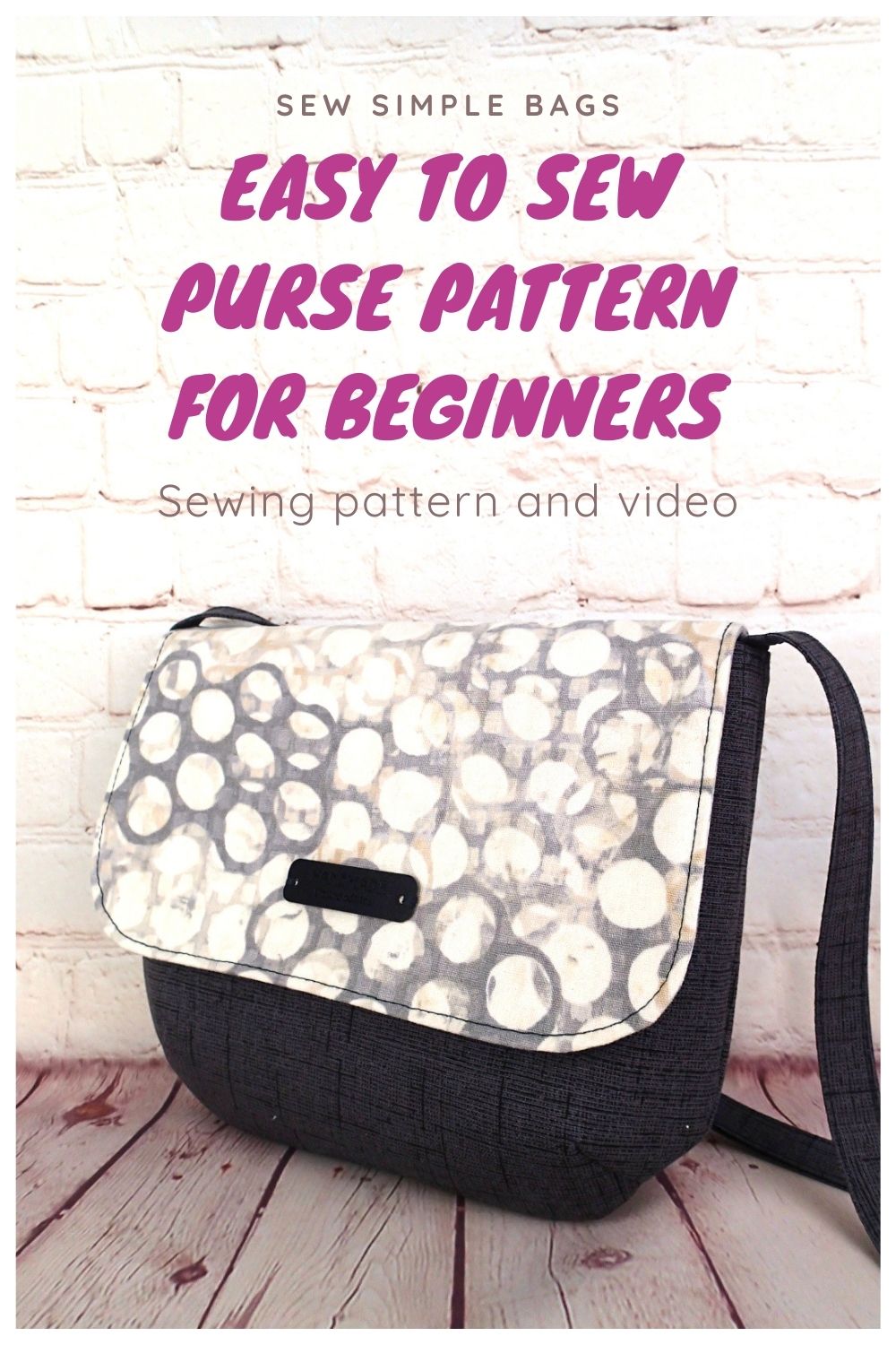 Kid's Messenger Bag Sewing Pattern - Crazy Little Projects