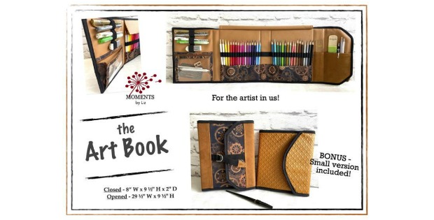 Color Book Art Storage (3 sizes) - Sew Modern Bags