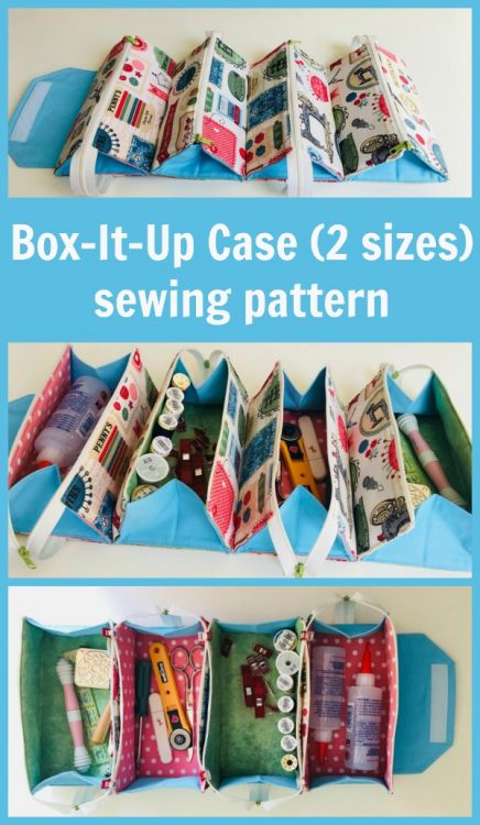 Box-It-Up Case (2 sizes) sewing pattern - Sew Modern Bags