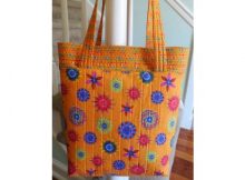 Calypso Tote Bag FREE sewing pattern