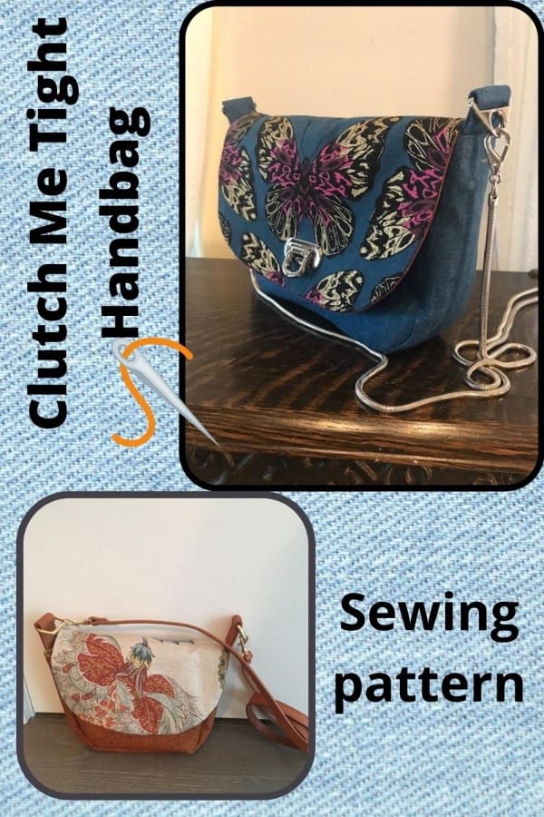 Clutch Me Tight Handbag sewing pattern - Sew Modern Bags