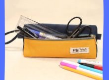 DIY Triangle Pencil Case FREE sewing video tutorial