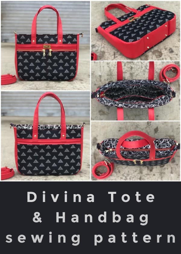 Divina Tote & Handbag sewing pattern