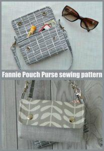 Fannie Pouch Purse sewing pattern - Sew Modern Bags