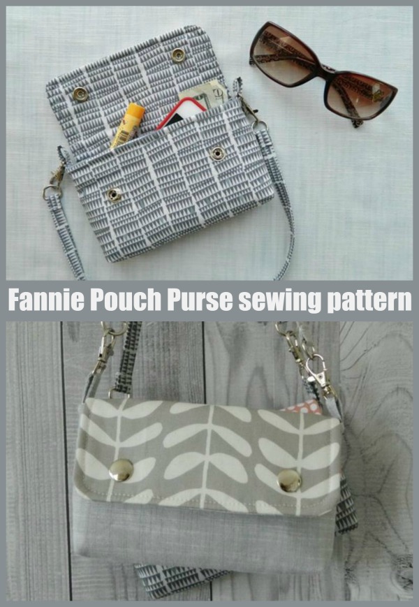 Fannie Pouch Purse sewing pattern