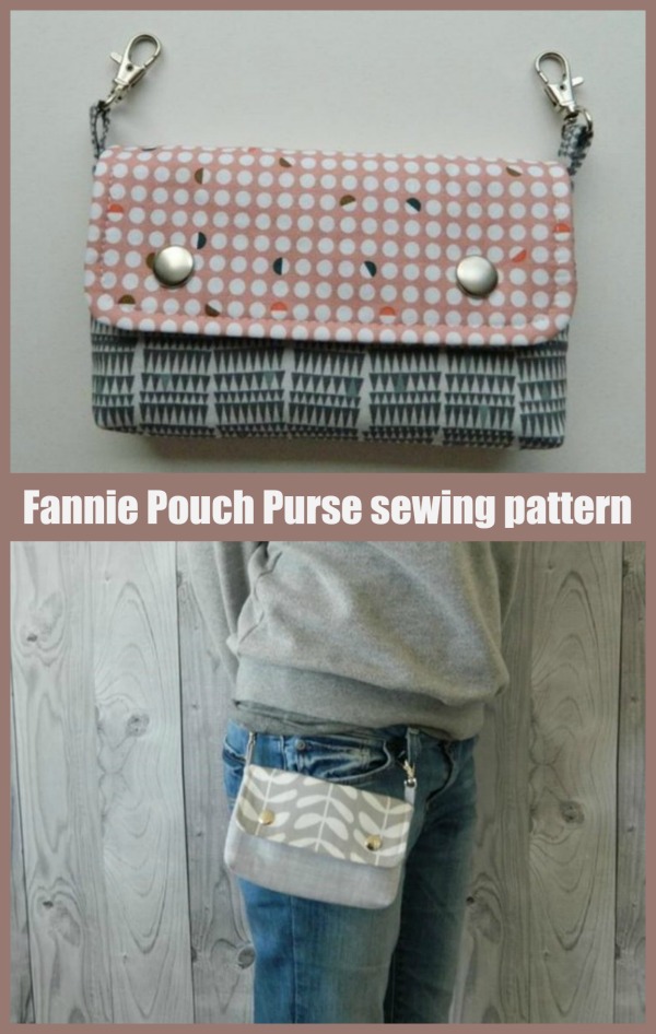 Fannie Pouch Purse sewing pattern