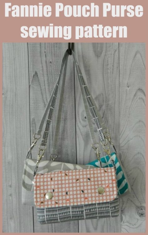 Fannie Pouch Purse sewing pattern - Sew Modern Bags