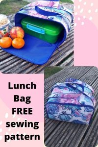 Lunch Bag FREE sewing pattern with video - Sew Modern Bags