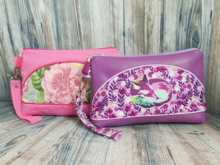 Lucy and Amy Wristlet Duo - Sew Modern Bags