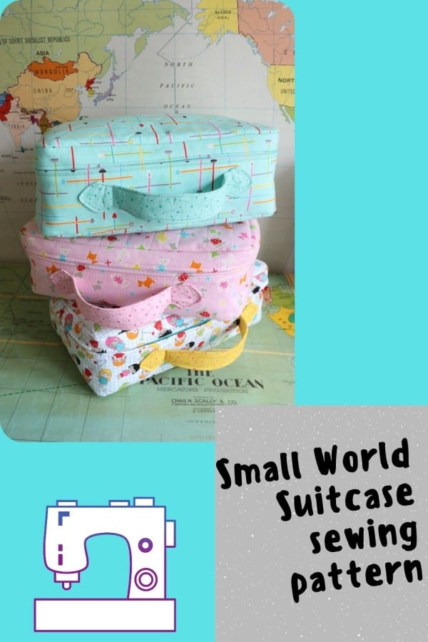 Small World Suitcase sewing pattern - Sew Modern Bags