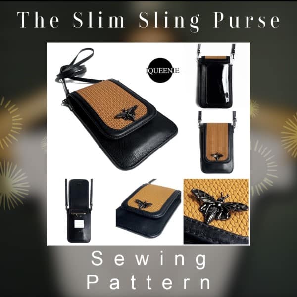 The Slim Sling Purse sewing pattern