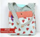 The Best 1/2 Yard Tote Bag EVER - FREE sewing pattern (with video ...