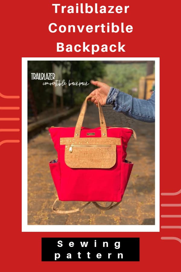 Trailblazer Convertible backpack - Bagstock Sewing Pattern, PDF sewing  pattern