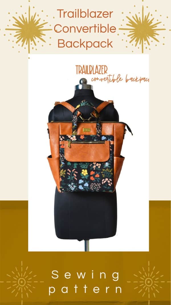 Convertible Backpack sewing pattern - Sew Modern Bags