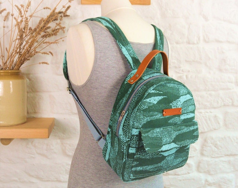 Kandou Mini Backpack sewing pattern (with video) - Sew Modern Bags