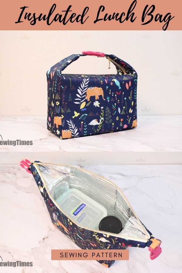 Lunch Bag Step by Step / How to Make Easy Insulated Bag / DIY Bag Lunch 