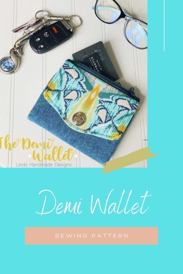 Sewing pattern for the Demi Wallet