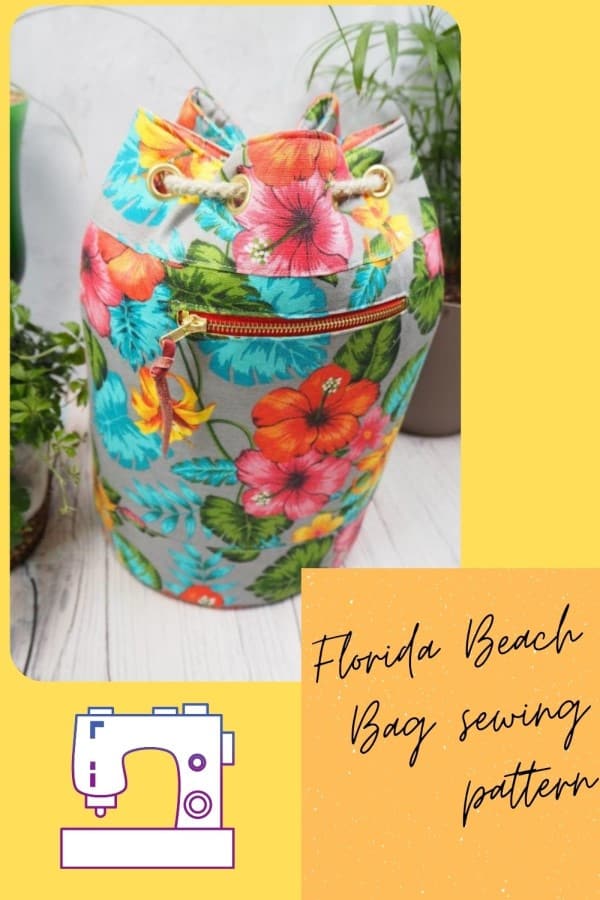 Florida Beach Bag sewing pattern