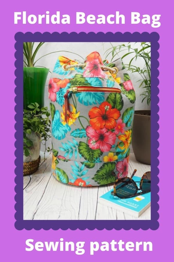 Florida Beach Bag sewing pattern