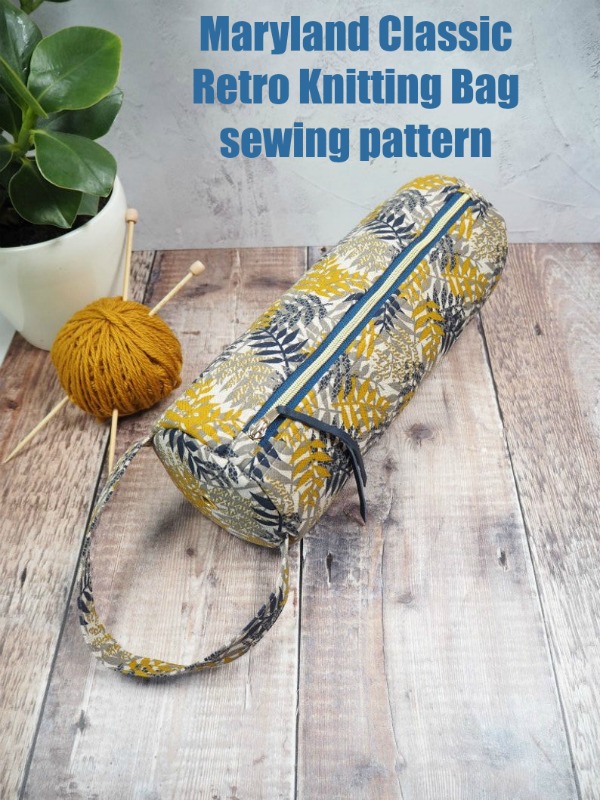 Maryland Classic Retro Knitting Bag sewing pattern