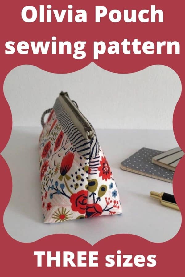 Olivia Pouch (3 sizes) sewing pattern