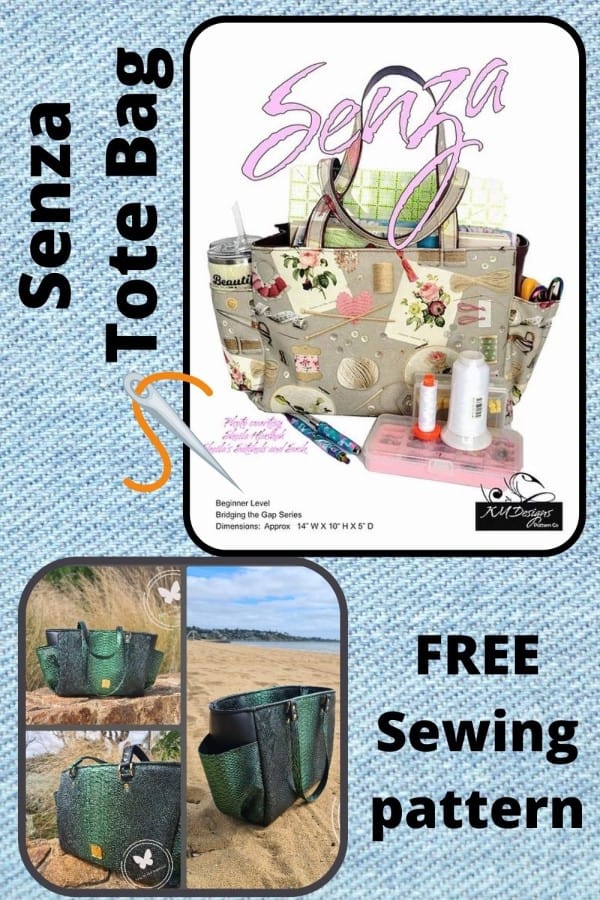 Senza Tote Bag FREE sewing pattern