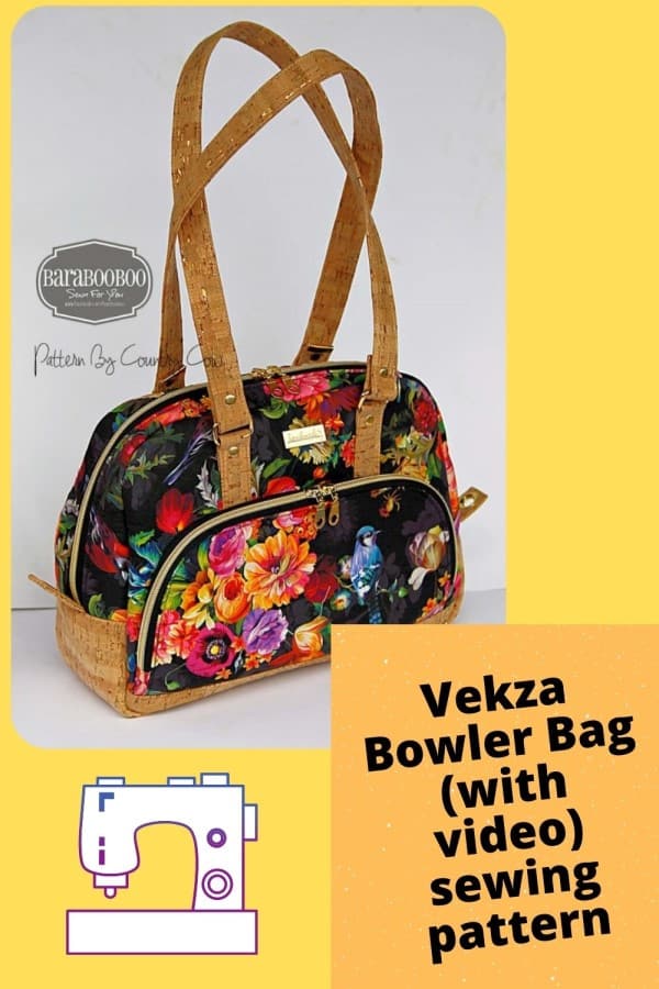 Vekza Bowler Bag (with video) sewing pattern