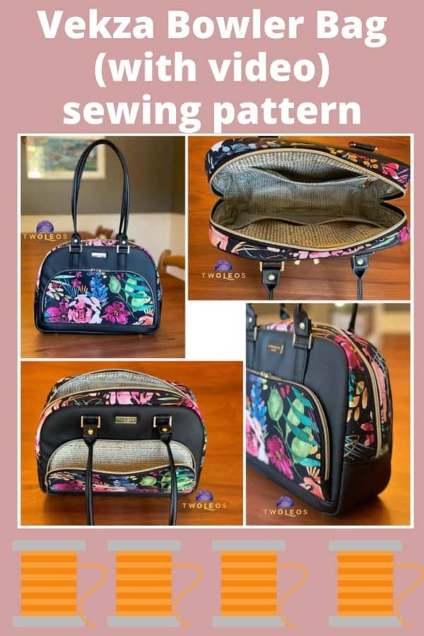 Vekza Bowler Bag (with video) sewing pattern