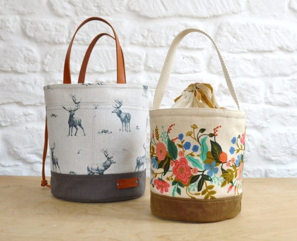 Bucket Bag (2 sizes + video) - Sew Modern Bags